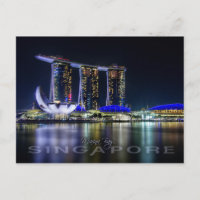 Marina Bay, Singapur nachts