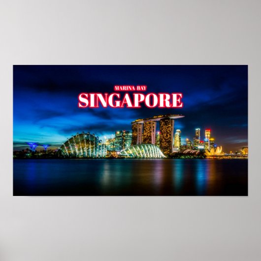 Marina Bay - Singapur Poster (Vorne)