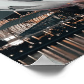 Marina Bay, Singapur Travel Artwork Poster (Ecke)