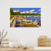 Marina bei Fort Myers, Florida Poster (Küche)