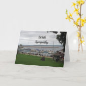 Marina Beileid Karte (Gelbe Blume)