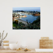 Marina Blick auf Dana Point Poster (Küche)