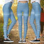 Marina Blue Sky 0948 Leggings<br><div class="desc">Gemälde "Marina Vallarta 0948" Kollektion Stil und Komfort sind in den perfekten Leggings König. So fühlen sich Deine Leggings immer wie neu an. Personalisieren Sie die Produktseite oder klicken Sie auf die Schaltfläche "Anpassen", um weitere Designoptionen zu erhalten. Das Design entstand aus meinem Gemälde "Marina Vallarta 0948", das den Leuchtturm...</div>