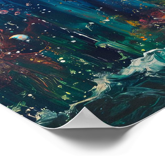 Marina Cosmic: Symphony of the Celestial Sea Poster (Ecke)