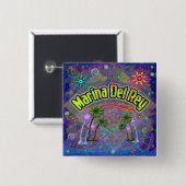 Marina Del Ray Noble Voyage Button (Vorne & Hinten)