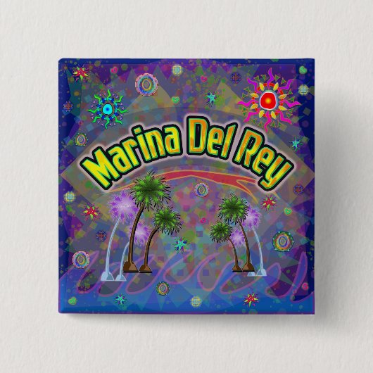Marina Del Ray Noble Voyage Button (Vorderseite)