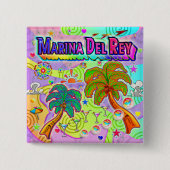 Marina Del Ray Vacation Target Button (Vorderseite)