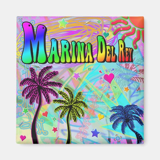 Marina Del Ray Vivid Romance Magnet (Vorne)