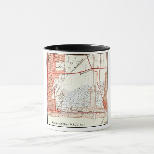 Marina Del Rey 1950, U.S.G.S. Tasse (Zentrum)