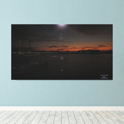 Marina del Rey 2012 Leinwanddruck (Insitu (Holzboden))