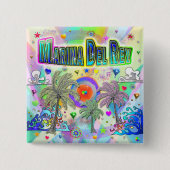 Marina Del Rey Deep Dream Button (Vorderseite)
