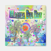 Marina Del Rey Deep Dream Magnet (Vorne)