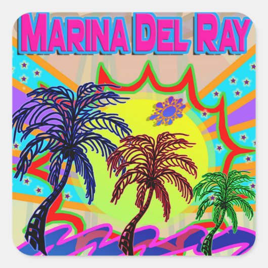 Marina Del Rey Eternal Sticker (Vorderseite)