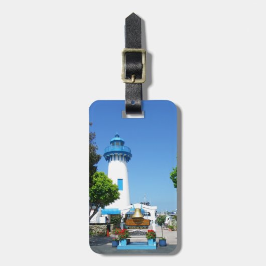 Marina Del Rey Gepäcktag! Gepäckanhänger (Vorderseite vertikal)