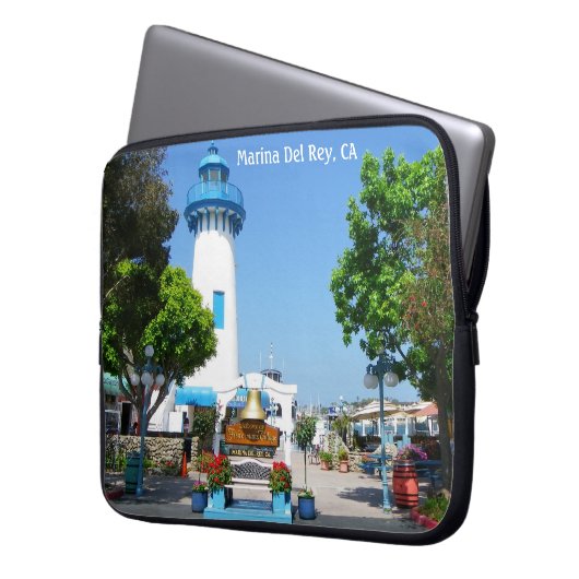 Marina Del Rey Laptop Sleeve! Laptopschutzhülle (Vorderseite Links)