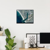 Marina del Rey Los Angeles, Satellitenposter der C Poster (Heimbüro)