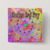 Marina Del Rey Lucky Golden Button (Vorderseite)