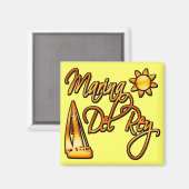 Marina Del Rey Magnet (Vorderseite/Rückseite)