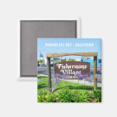 Marina Del Rey Magnet! Magnet (Vorderseite/Rückseite)