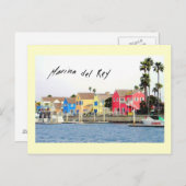 Marina del Rey Postcard Postkarte (Vorne/Hinten)