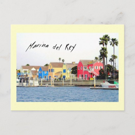 Marina del Rey Postcard Postkarte (Vorderseite)