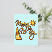 Marina Del Rey Postkarte (Stehend Vorderseite)