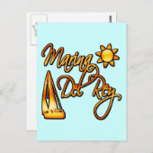 Marina Del Rey Postkarte (Vorne/Hinten)