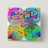 Marina Del Rey Quadro Seasons Button (Vorderseite)
