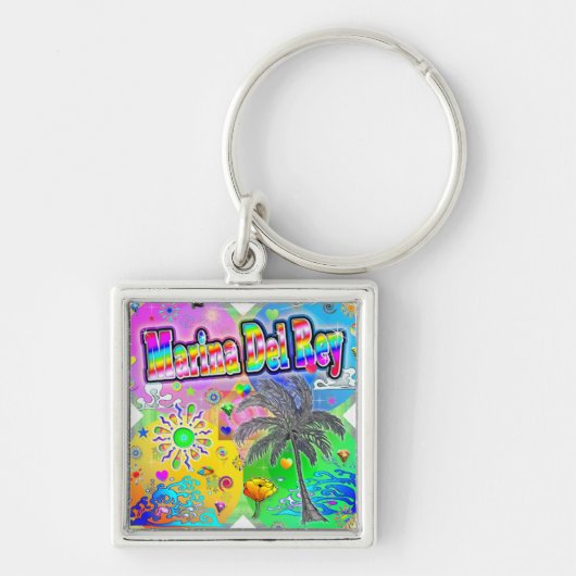 Marina Del Rey Quadro Seasons Schlüsselanhänger (Vorne)