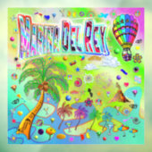 Marina Del Rey Timeless Melody Window Clying Fensteraufkleber (Blatt 3)