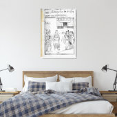 Marina Dolmetschen für die Spanier Leinwanddruck (Insitu (Schlafzimmer))