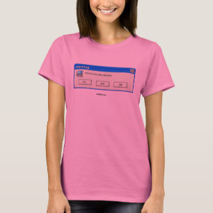 "MARINA.exe gelöschter" - Wirbelsturm-Krawatten-T T-Shirt