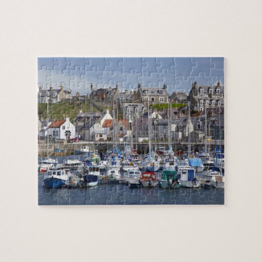 Marina, Findochty, Moray, Schottland, Vereinigtes  Puzzle (Horizontal)