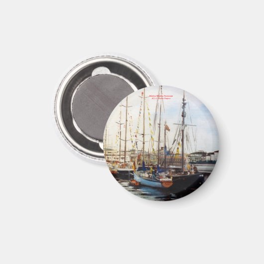 Marina/Mariña Magnet (Vorderseite/Rückseite)