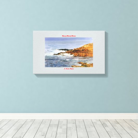 Marina/Mariña/Marine Leinwanddruck (Insitu (Holzboden))