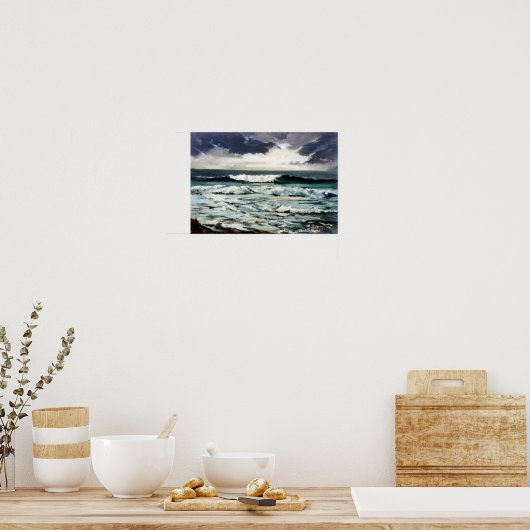 Marina/Mariña/Marine Poster (Küche)