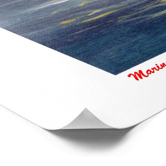 Marina/Mariña/Marine Poster (Ecke)