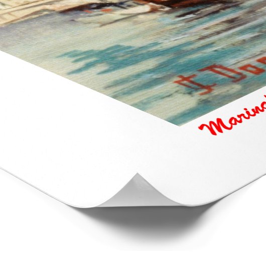 Marina/Mariña/Marine Poster (Ecke)