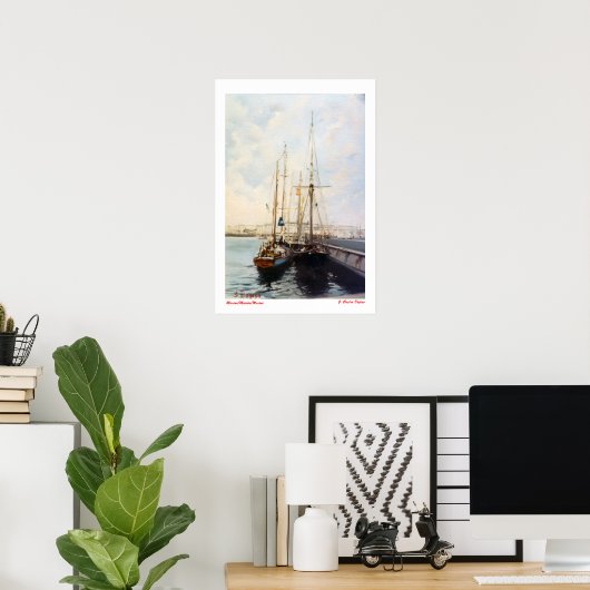 Marina/Mariña/Marine Poster (Heimbüro)