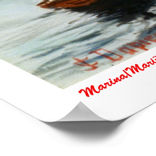 Marina/Mariña/Marine Poster (Ecke)
