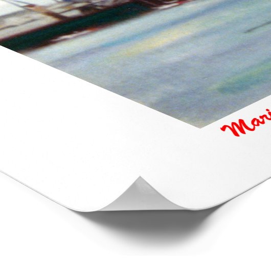 Marina/Mariña/Marine Poster (Ecke)