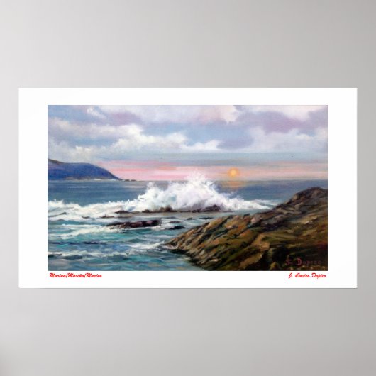 Marina/Mariña/Marine Poster (Vorne)