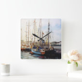 Marina/Mariña Quadratische Wanduhr (Zuhause)