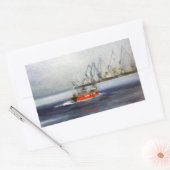 Marina/Mariña/Seascape Rechteckiger Aufkleber (Umschlag)