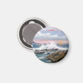 Marina/Mariña/Seelandschaft Magnet (Vorderseite/Rückseite)