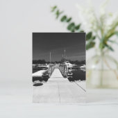 "Marina on Middle Bass Island" Grußkarte Postkarte (Stehend Vorderseite)