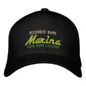 Marina Personalizable Cap Bestickte Baseballkappe (Vorderseite)