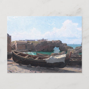 Marina Piccola auf der Insel Capri, Italien, von H Postkarte