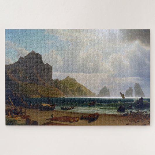 Marina Piccola, Capri, Albert Bierstadt Puzzle (Horizontal)