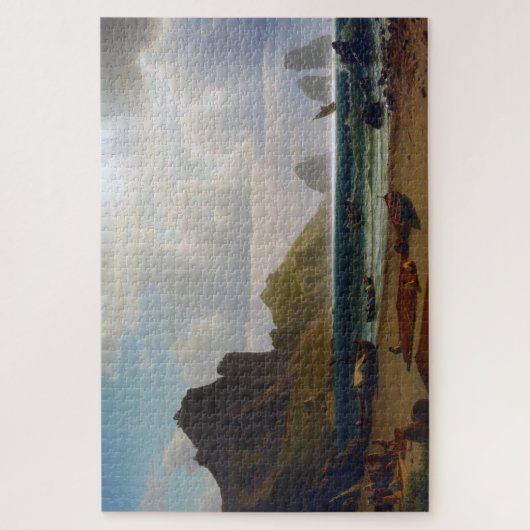 Marina Piccola, Capri, Albert Bierstadt Puzzle (Vertikal)